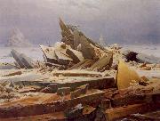 Caspar David Friedrich The Wreck of Hope oil
